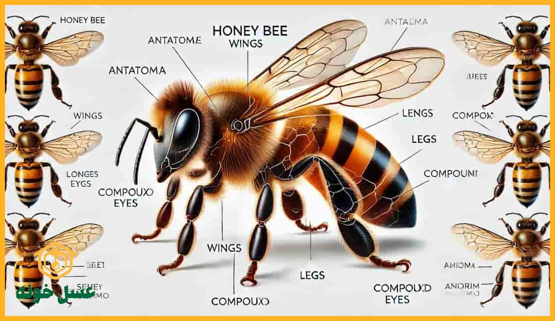 آناتومی زنبور عسل