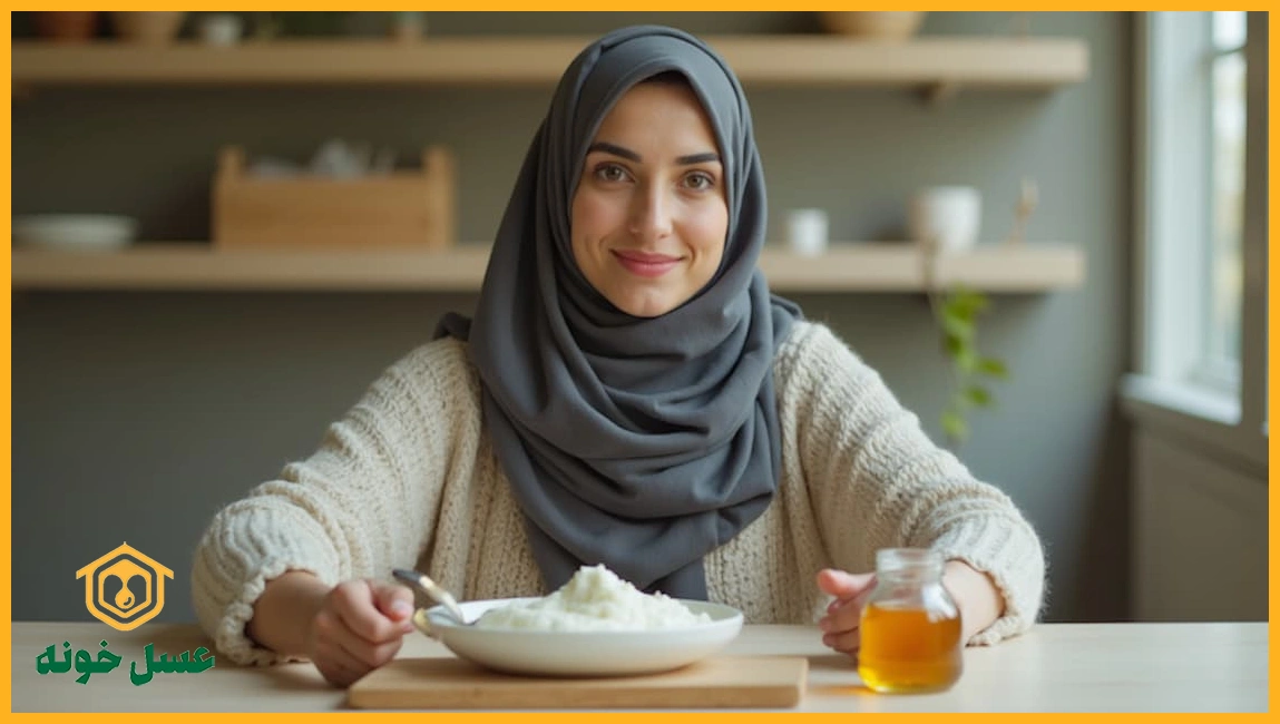ماست و عسل برای لاغری